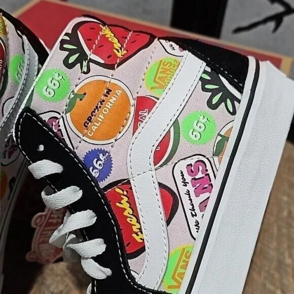 Vans Hi Multicolor Shoes Size 6.5 New